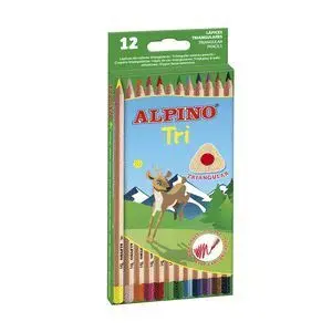 Alpino Tri Lapices Colores 12 Unidades Triangular 3,3Mm