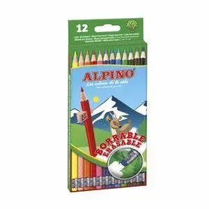 Alpino Lapiz 12 Colores con Goma