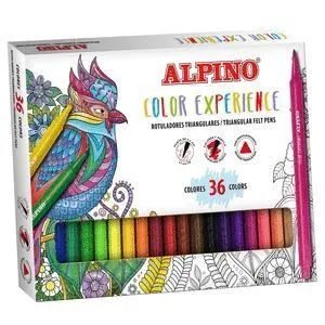 Alpino Rotuladores 36 Colores Triangulares ( Color Experience )