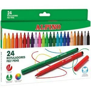 Alpino Rotuladores 24 Unidades Colores 3Mm