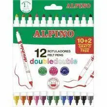 Alpino 12 Rotuladores Doble Punta