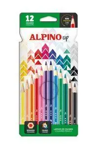 Alpino Up Lapices 12 Colores Surtidos Mina Premium