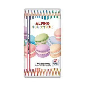 Alpino 12 Lapices Colores Bicolor Pastel Color Experience