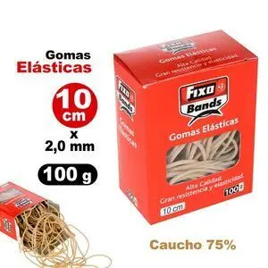 Fixo Caja 100G Gomas Elasticas 10Cm