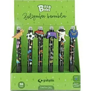 Exp 36 Boligrafo Gel Borrable C/Grip 0,7 mm Surtid