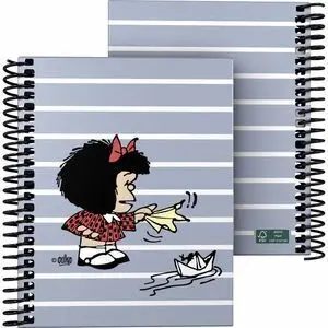 Grafoplas Bloc Mafalda Boat For A6 Cuadro 5Mm