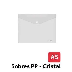 Sobre Pp Transparente A5 Broche Incoloro Kathay