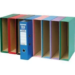 Caja Estuche Archivador Papel 2Mm Folio Azul Unisy