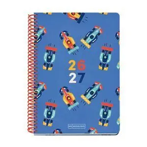 Miquelrius Agenda Escolar 2026/27 A/5 Horizontal Plus S/V Cars
