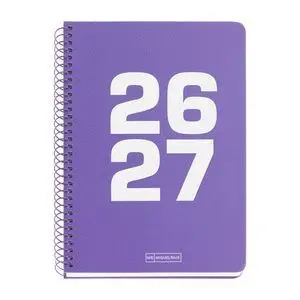 Miquelrius Agenda Escolar 2026/2027 A/4 D/P Basic Lila