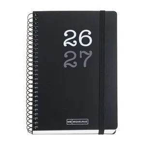 Miquelrius Agenda Escolar 2026/27 Activa S/V A6 Horizontal College Negro