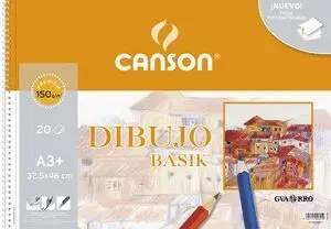 Canson Bloc 20H Dibujo A3+ 150Gr sin Recuadro