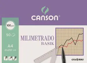 Canson Bloc Papel Milimetrado A4 50 Hojas