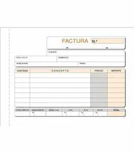 Talonario Factura T-67 Duplicado Loan
