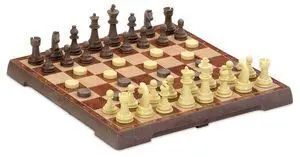Juego Ajedrez / Damas - Magentico