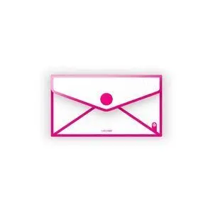 Carchivo Sobre Schek Portadocumentos Velcro Sendy Rosa Neon