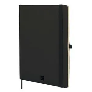 Finocan Cuaderno Tapa Blanda Liso 80Gr 144Pag 176X250M Negro