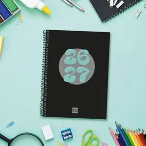 Finocam 26-27 Agenda Escolar Cool A5 Dp Negro