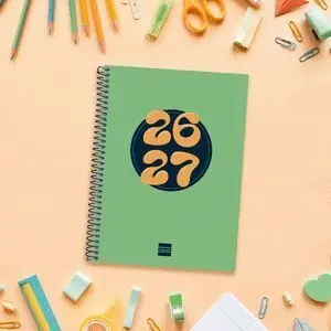 Finocam 26-27 Agenda Escolar Cool A5 Dp Verde