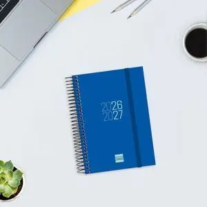 Finocam 26-27 Agenda Escolar Espiral E8 Dp Azul