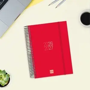 Finocam 26-27 Agenda Escolar Espiral E10 Dp Rojo