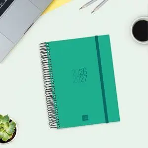 Finocam 26-27 Agenda Escolar Espiral E10 Dp Verde