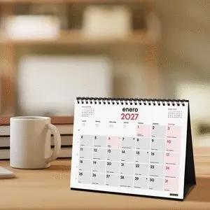 Finocam Calendario Sobremesa 2027 Escribir S