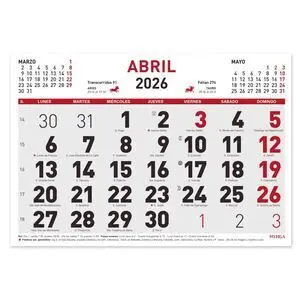 Calendario Mensual 2026