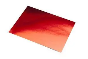 Cartulina 50X65 Metalizada Rojo