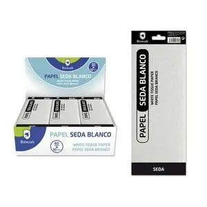 Papel Seda Liso Blanco Bolsa 10 Hojas