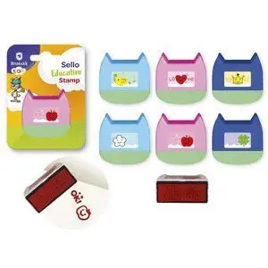 Sello Educativo con Forma Gato