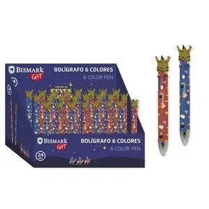 Boligrafo 6 Colores Reyes Magos