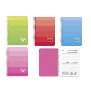 Ingraf Agenda Escolar 26/27 2 Dias Pagina A5 Colores Variados