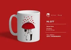 Roymart Alex Bog Taza Enamorados Love Below Umbrella