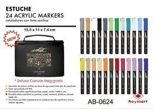 Artist Estuche 24 Rotuladores Acrilico