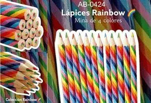 Roymart Lapices Rainbow Cuatricolor