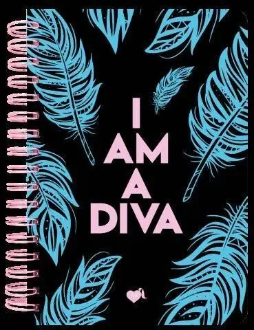 Libreta Tapa Dura A4 la Vecina Rubia Plumas Azul