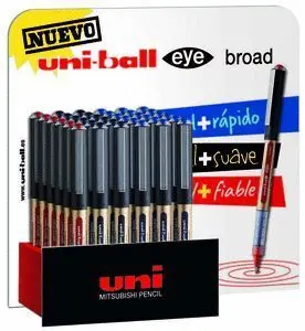 Expositor 36 Boligrafo Uni-Ball Eye Broad