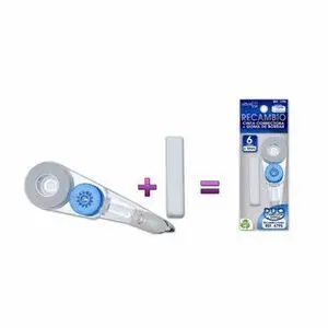 Recambio Corrector Duo con Goma Display 24 Unidade
