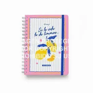Mr Wonderful Agenda Escolar 26/27 Dia Pagina si la Vida te Da Limones