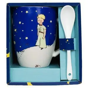 Enesco Taza con Cuchara Principito Noche