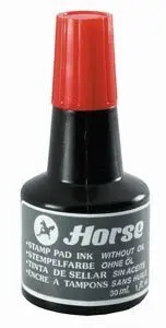 Horse Tampon Tinta Roja