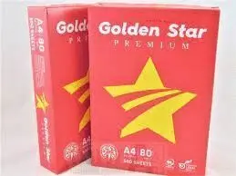 Golden Star A4 80Gr 500 Hojas -Paquete Folios Blanco