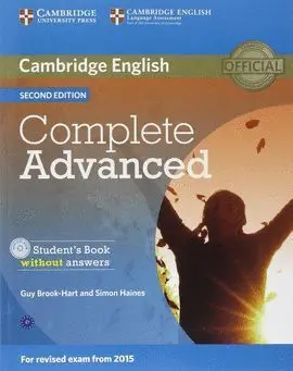 014 Sb Complete Advanced (2Nd Ed. ) Student's Book Without Answers With Cd-Rom
