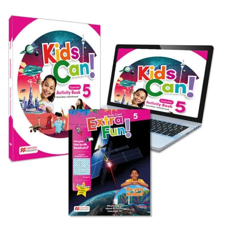 022 5Ep Wb Kids Can! Activity Book, Extrafun & Pupil's App: Cuaderno de Actividades de Re