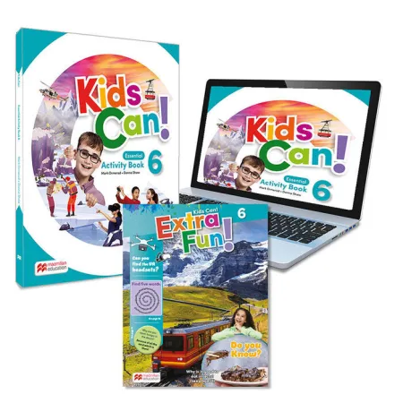 022 6Ep Wb Kids Can! Activity Book, Extrafun & Pupil's App: Cuaderno de Actividades de Re