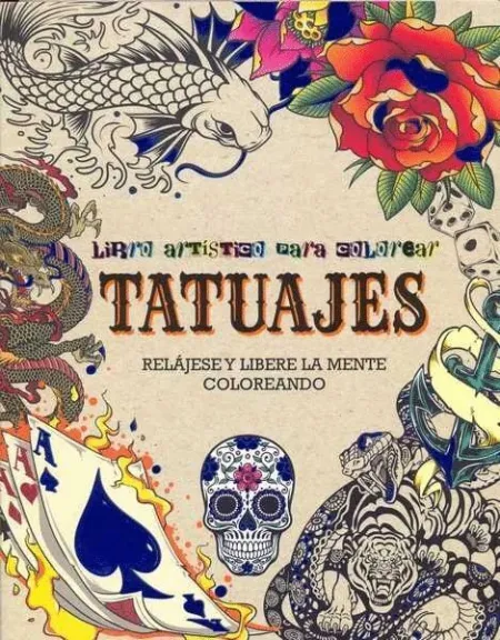 Tatuajes -Libro Artistico para Colorear