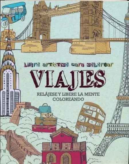 Viajes -Libro Artistico para Colorear