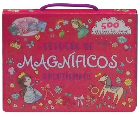 Estuche de Magnificos Pasatiempos. 4 Libros + 500 Stickers Fabulosos