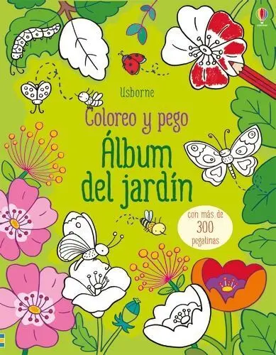 Album del Jardin. Coloreo y Pego